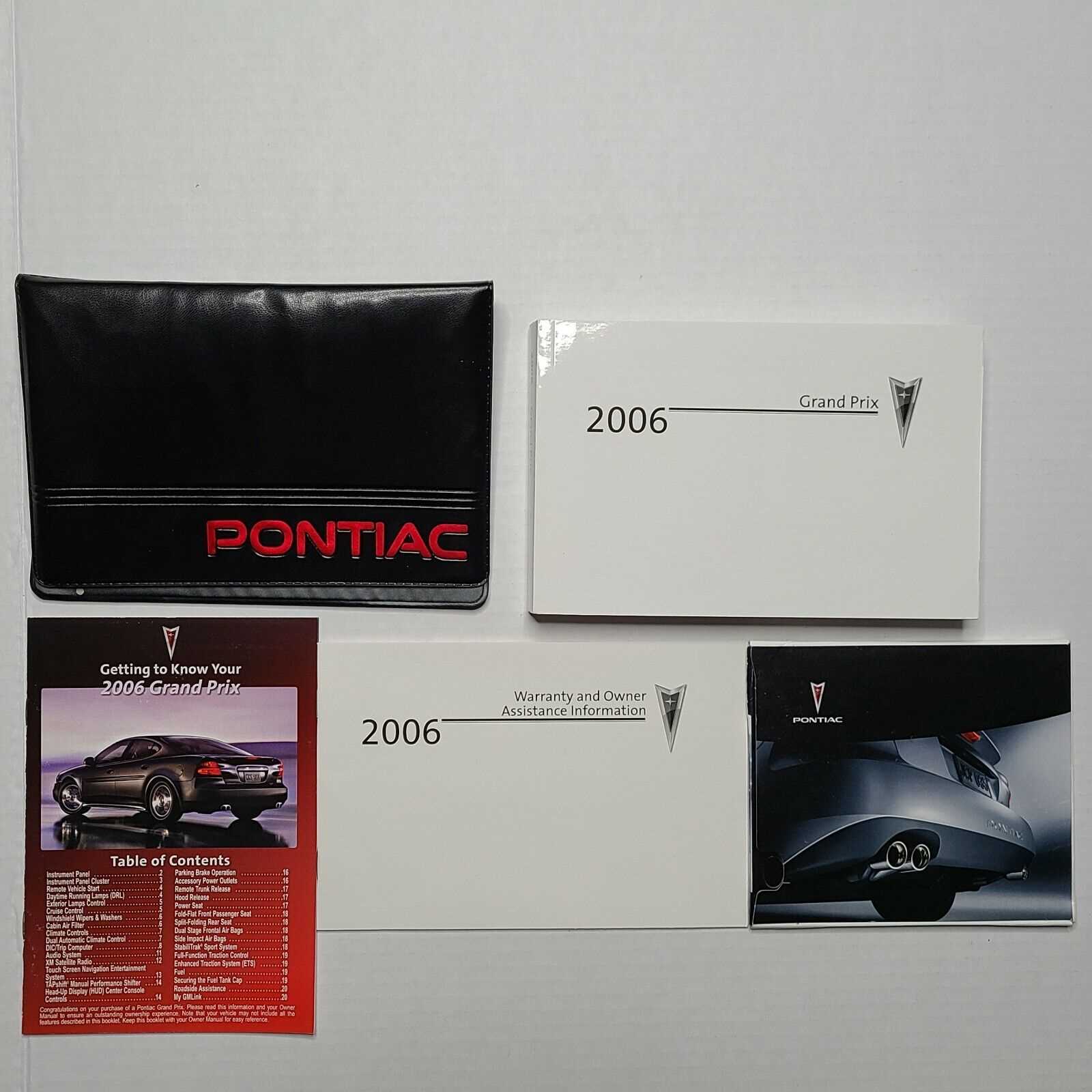 2006 grand prix owners manual