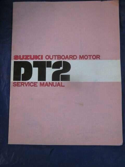 suzuki dt2 owners manual