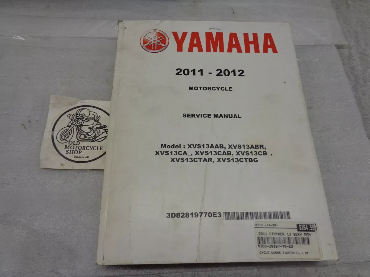 2012 yamaha stryker owners manual