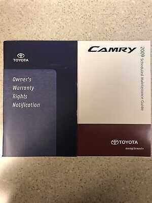 2009 toyota camry le owners manual