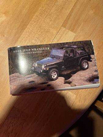 2005 jeep wrangler owners manual