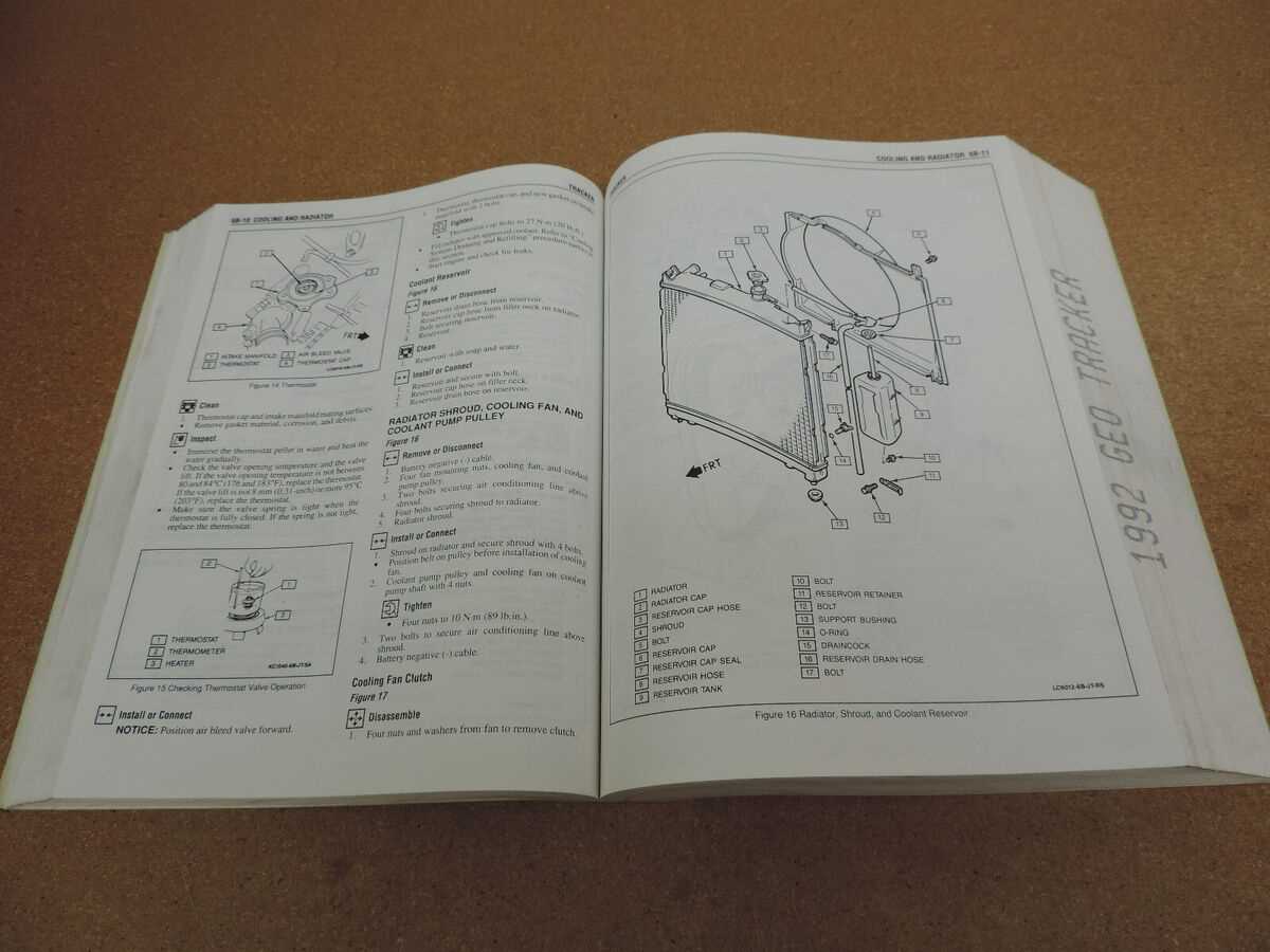 1992 geo tracker owners manual