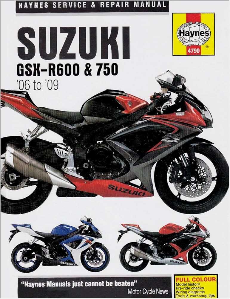 2006 suzuki gsxr 600 owners manual