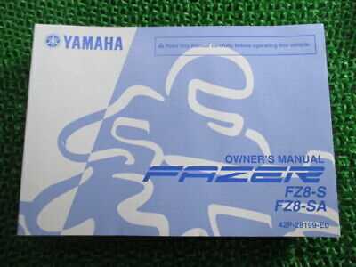 yamaha fz8 owners manual