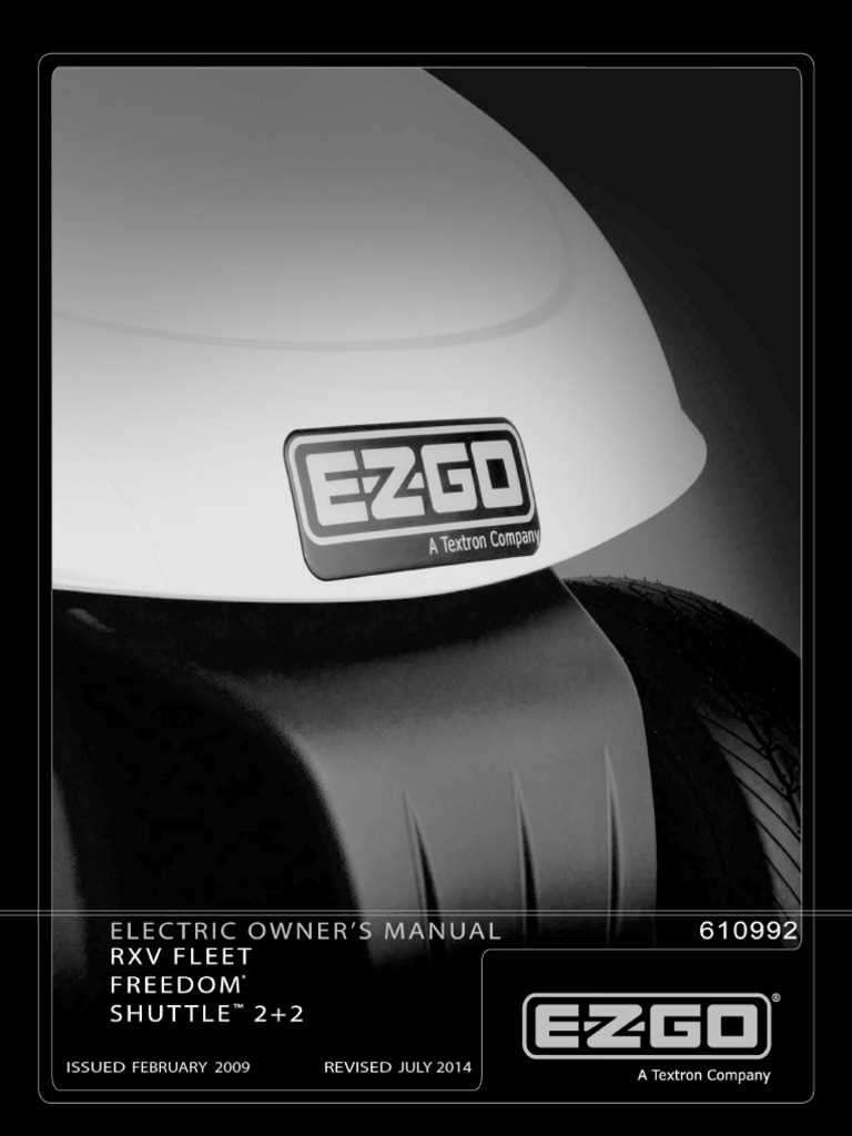 ez go golf cart owners manual