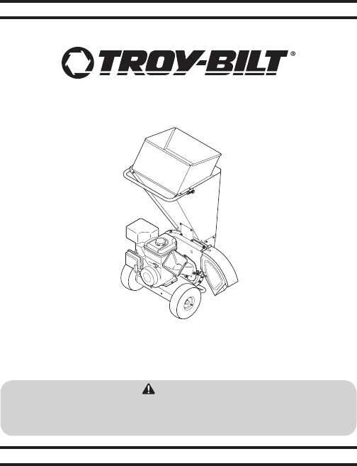 troy bilt owners manual