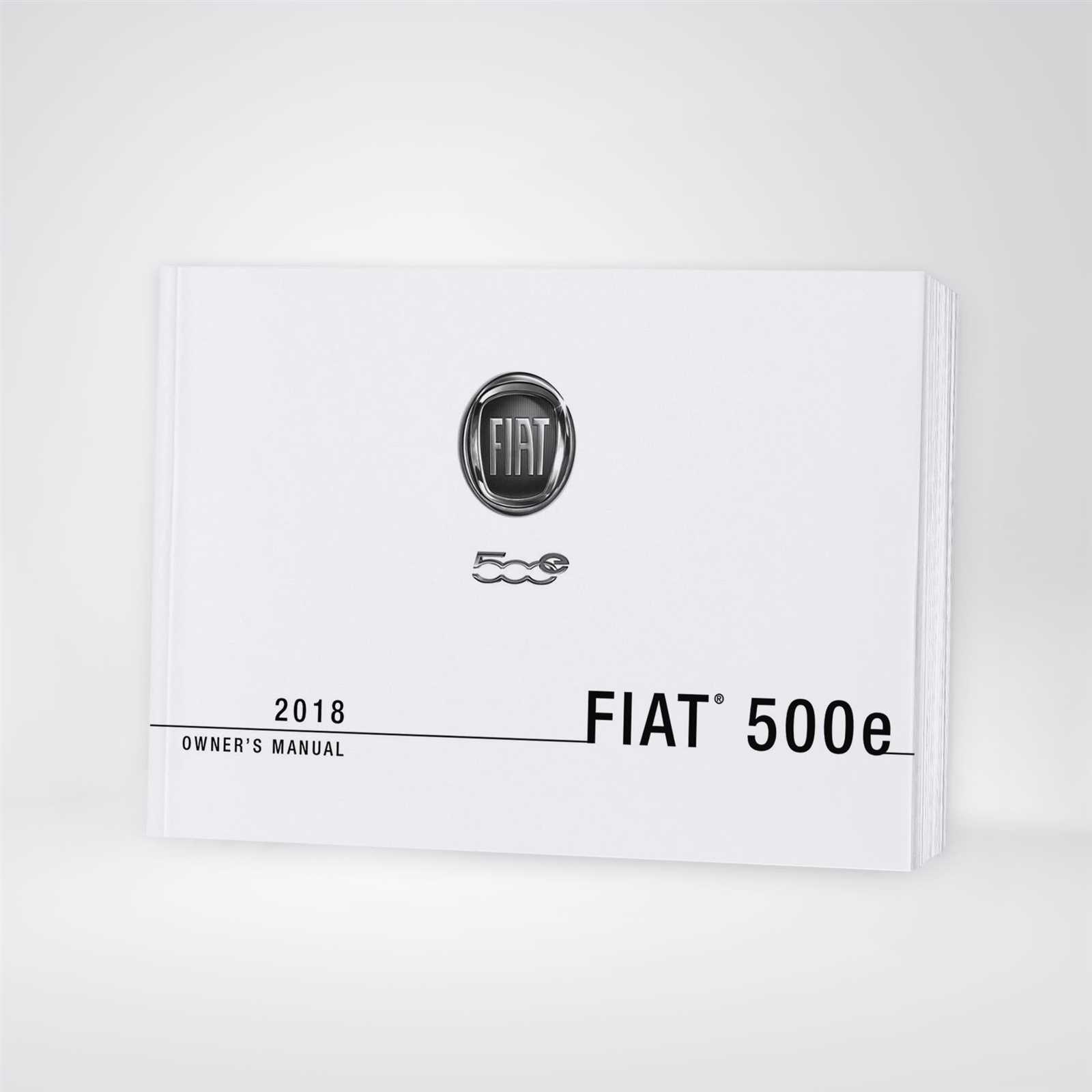 2018 fiat 500 owners manual