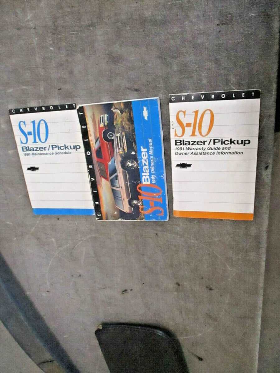 1991 chevy s10 owners manual