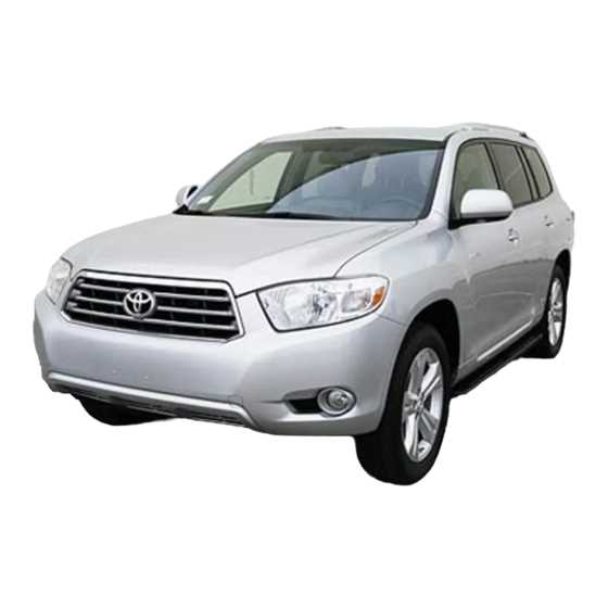 2008 highlander owners manual