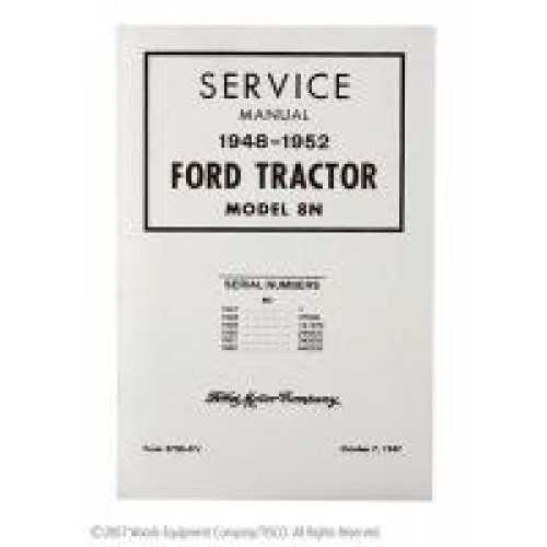 ford 8n owners manual