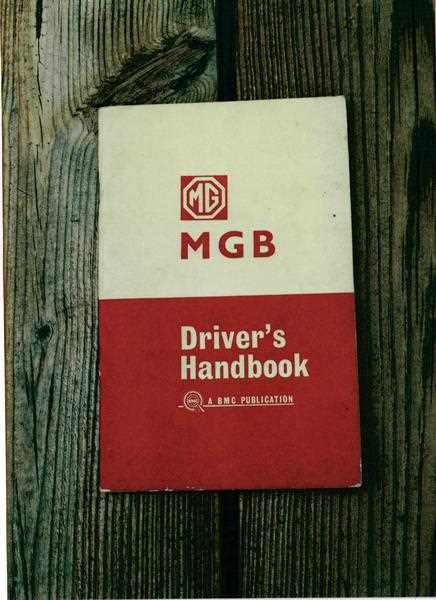 1972 mgb owners manual