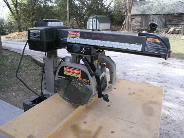 craftsman 10 radial arm saw owners manual