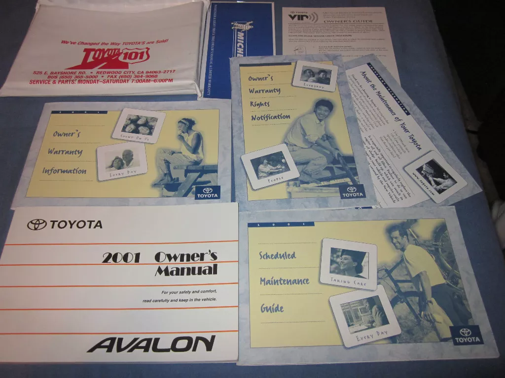 1999 toyota avalon owners manual