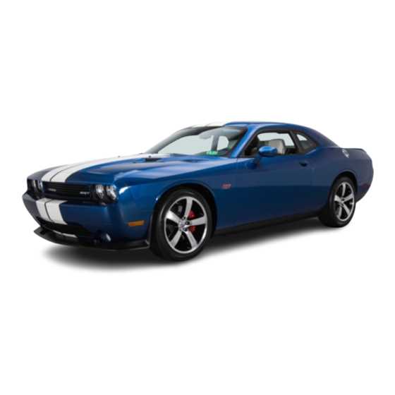 2011 dodge challenger owners manual
