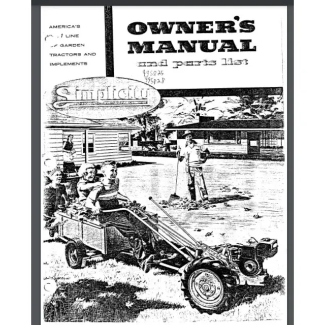 simplicity conquest owners manual