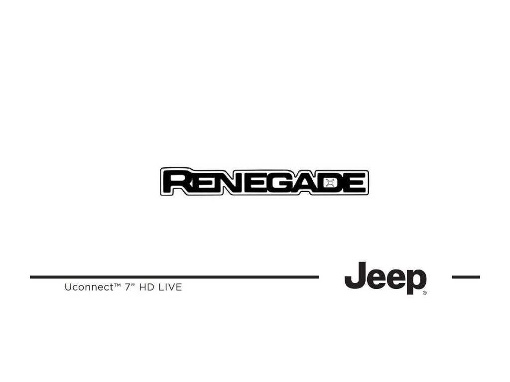 jeep renegade 2018 owners manual