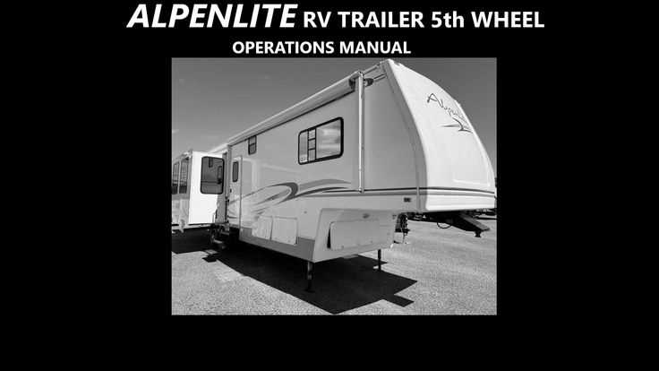 5th wheel owners manual