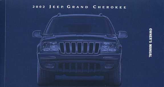 2001 jeep grand cherokee laredo owners manual