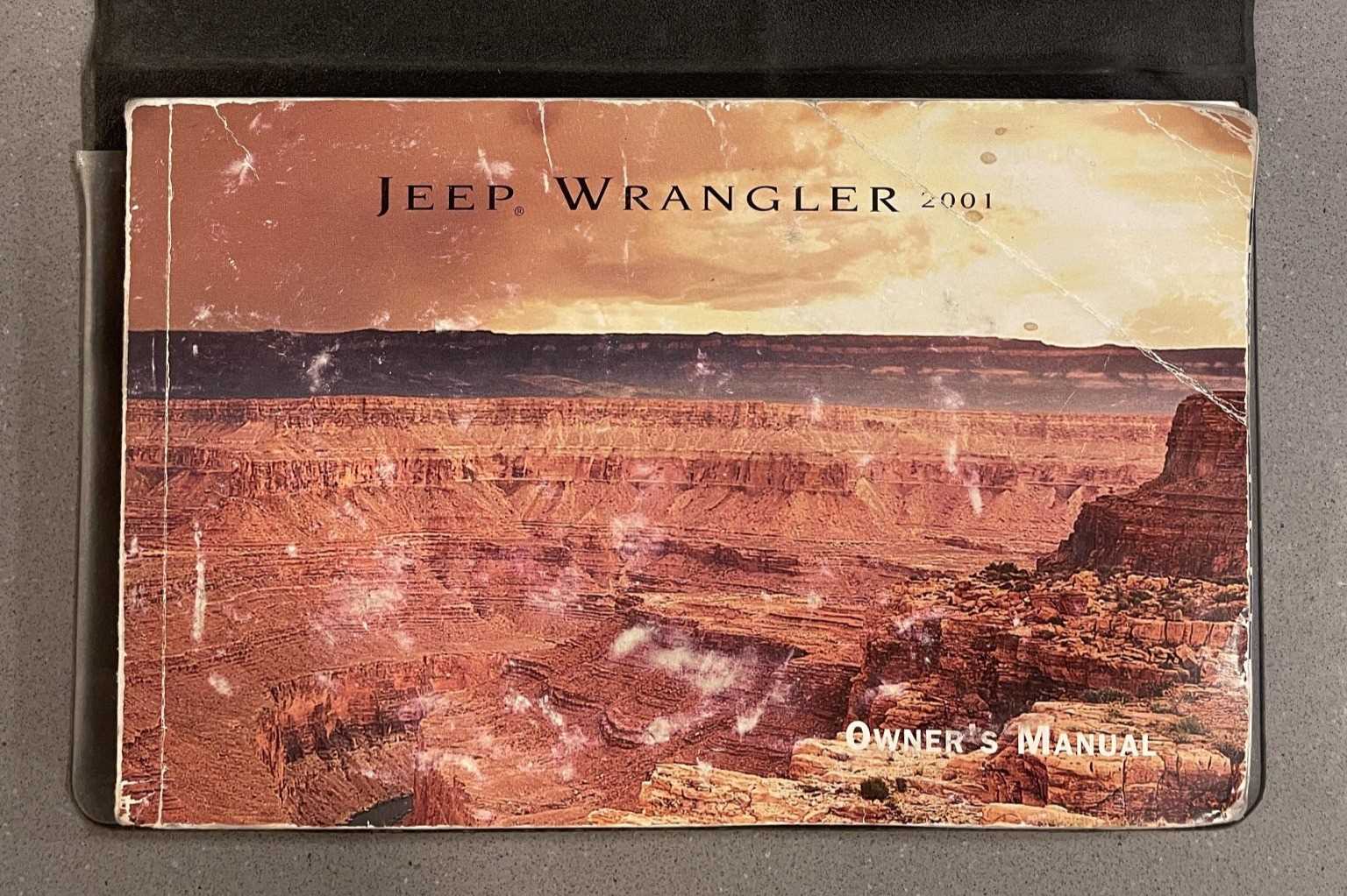 2001 wrangler owners manual