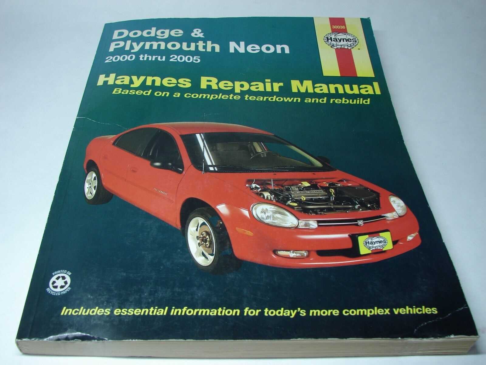 2000 plymouth neon owners manual