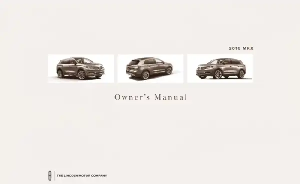 2017 lincoln mkx reserve owners manual