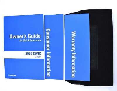 honda civic 2020 owners manual