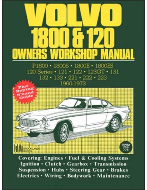 volvo p1800 owners manual