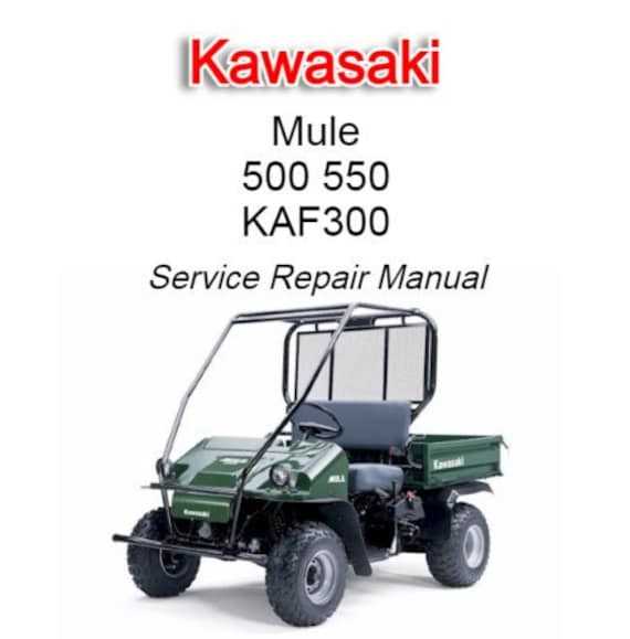 kawasaki mule owners manual