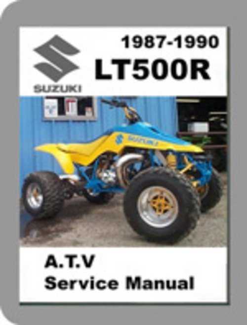 suzuki quadmaster 500 owners manual