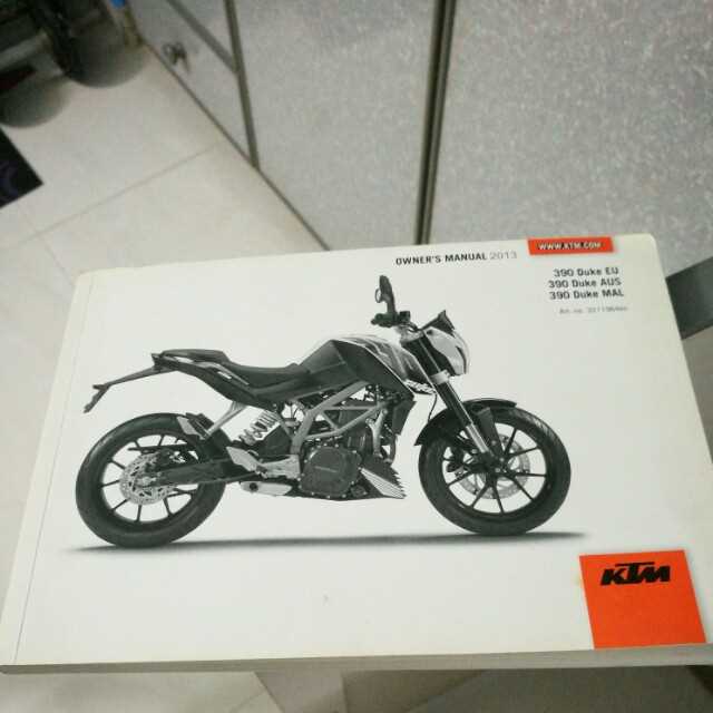 2017 ktm duke 390 owners manual