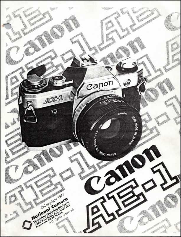 canon ae 1 owners manual