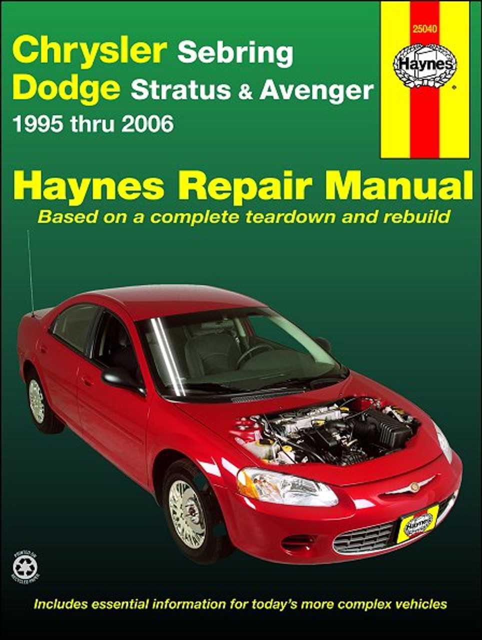 07 chrysler sebring owners manual