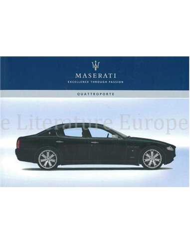 2006 maserati quattroporte owners manual