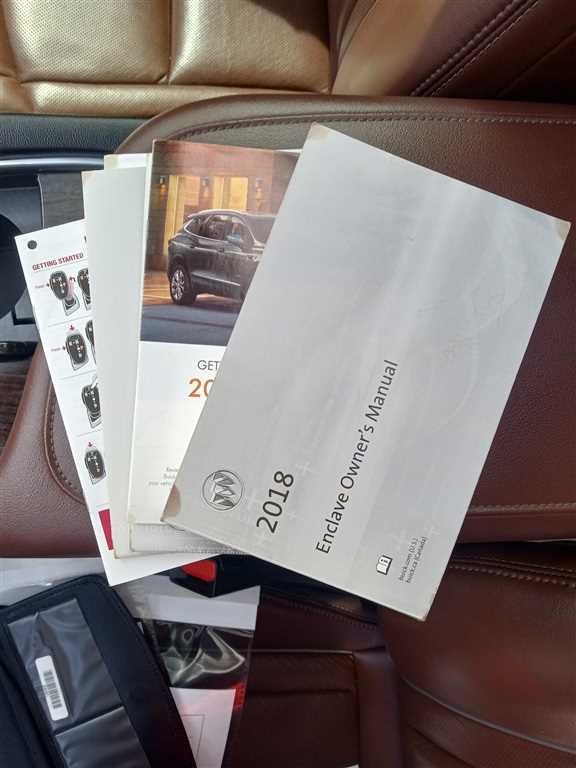 2018 buick enclave owners manual