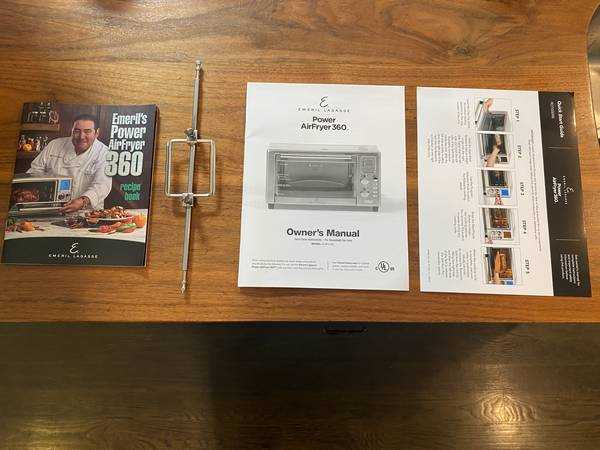 emeril lagasse power air fryer 360 plus owners manual