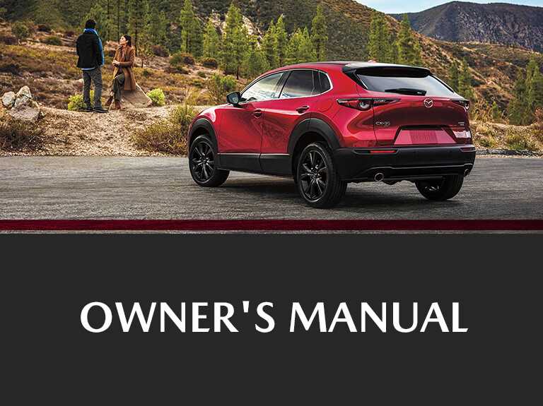 2022 mazda cx 30 owners manual