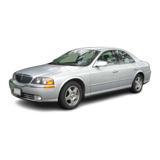 2002 lincoln ls v8 owners manual