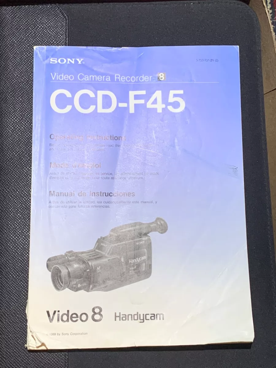 sony handycam owners manual