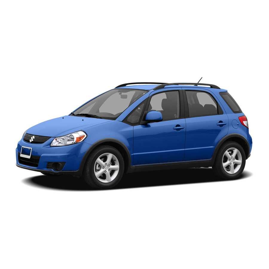 2008 suzuki sx4 owners manual