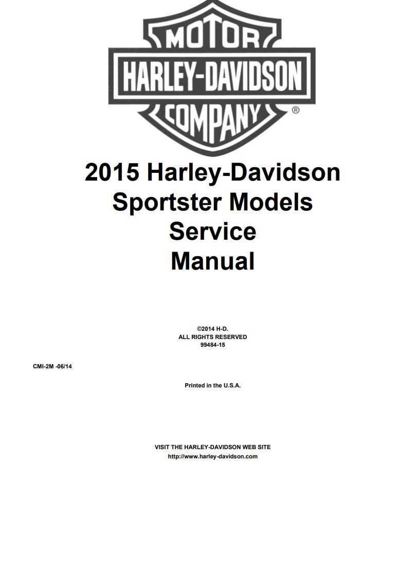 2015 harley davidson iron 883 owners manual