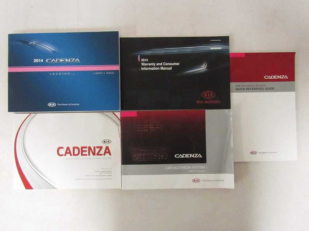 kia cadenza owners manual