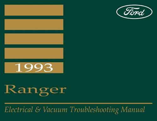 93 ford ranger owners manual