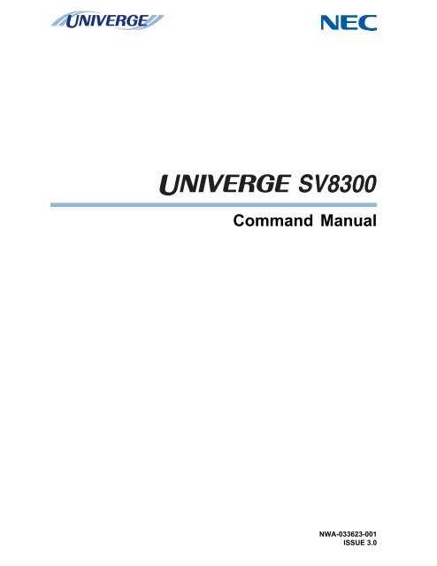 nec dt300 owners manual