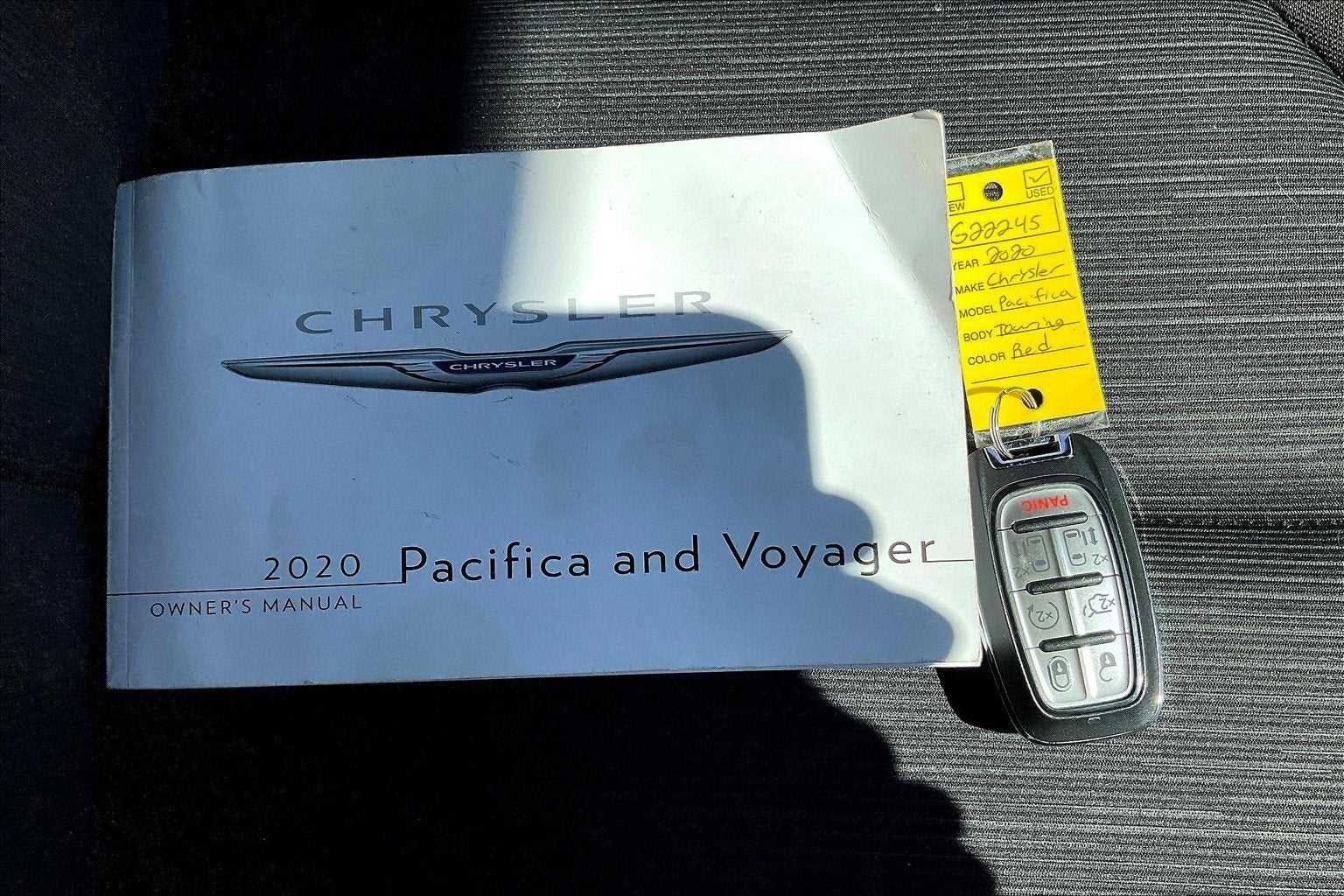 2020 chrysler pacifica owners manual