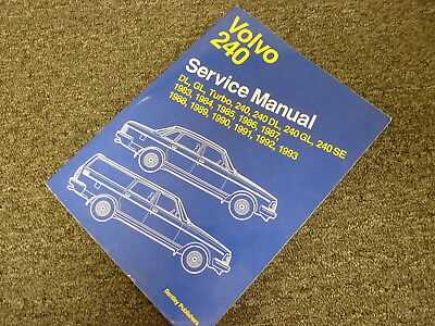 1990 volvo 240 owners manual