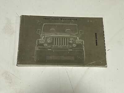 jeep wrangler tj owners manual