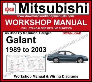 2001 mitsubishi galant owners manual