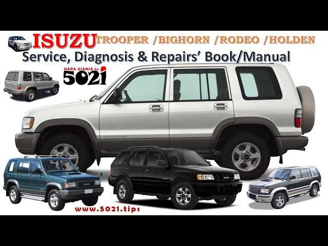 1995 isuzu trooper owners manual