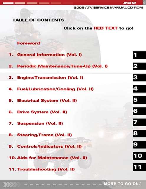 arctic cat owners manual