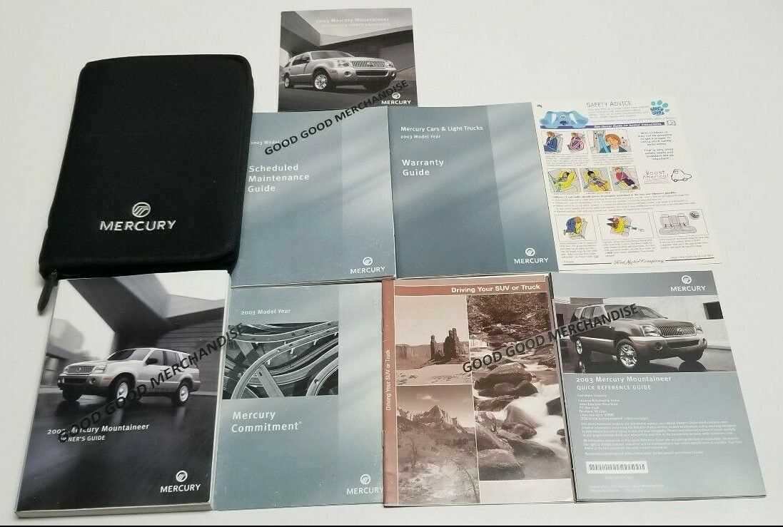 2004 mercury mountaineer owners manual